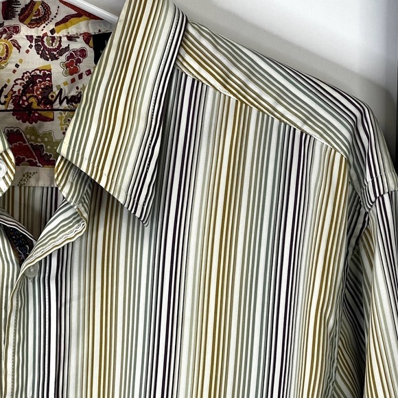 Robert Graham Long Sleeve Button Down Shirt SZ L - Picture 5 of 10